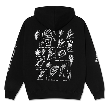 Polar Skate Co Hoodie Sad at times Black